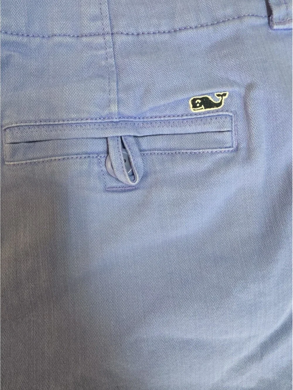 Vineyard Vines Sz 6 Periwinkle Blue Hook Eye Pocket Ladies 3 In Inseam